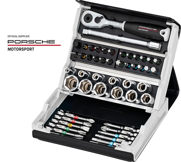 HAZET 2200SC-2-PD SmartCase socket set, 50 pieces, Racing Tool Line